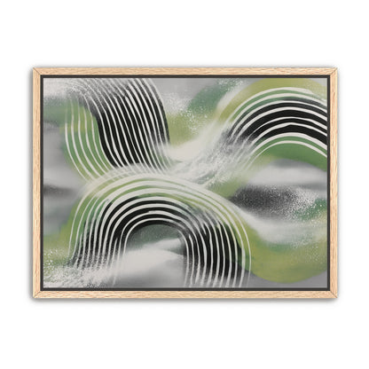 Stripes within the green haze