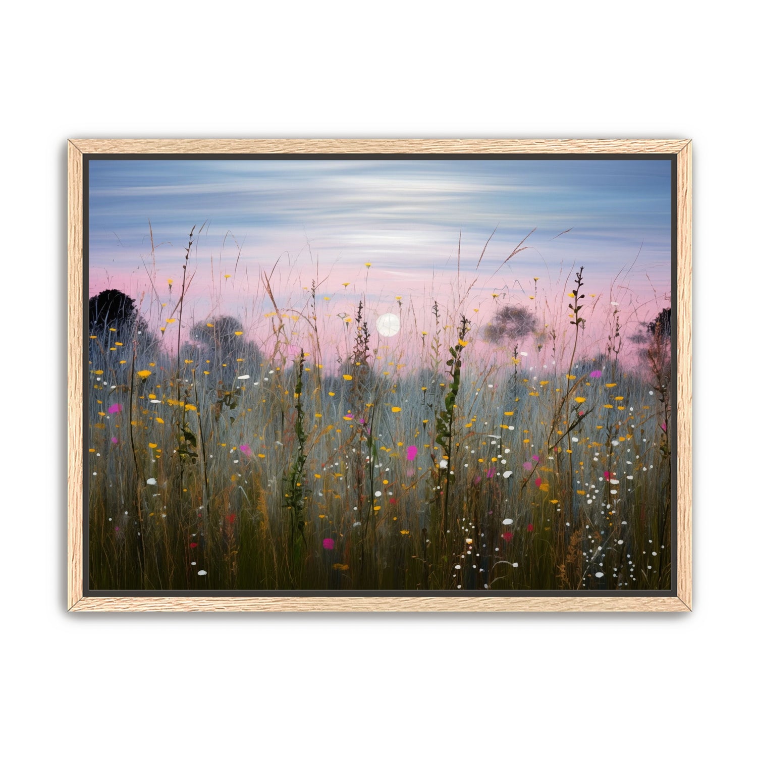 Wildflower Meadow at Moonrise