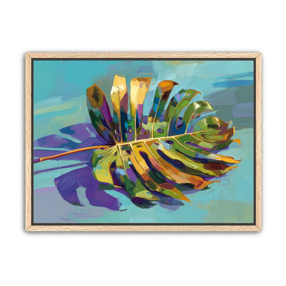 A Leaf Held in Color