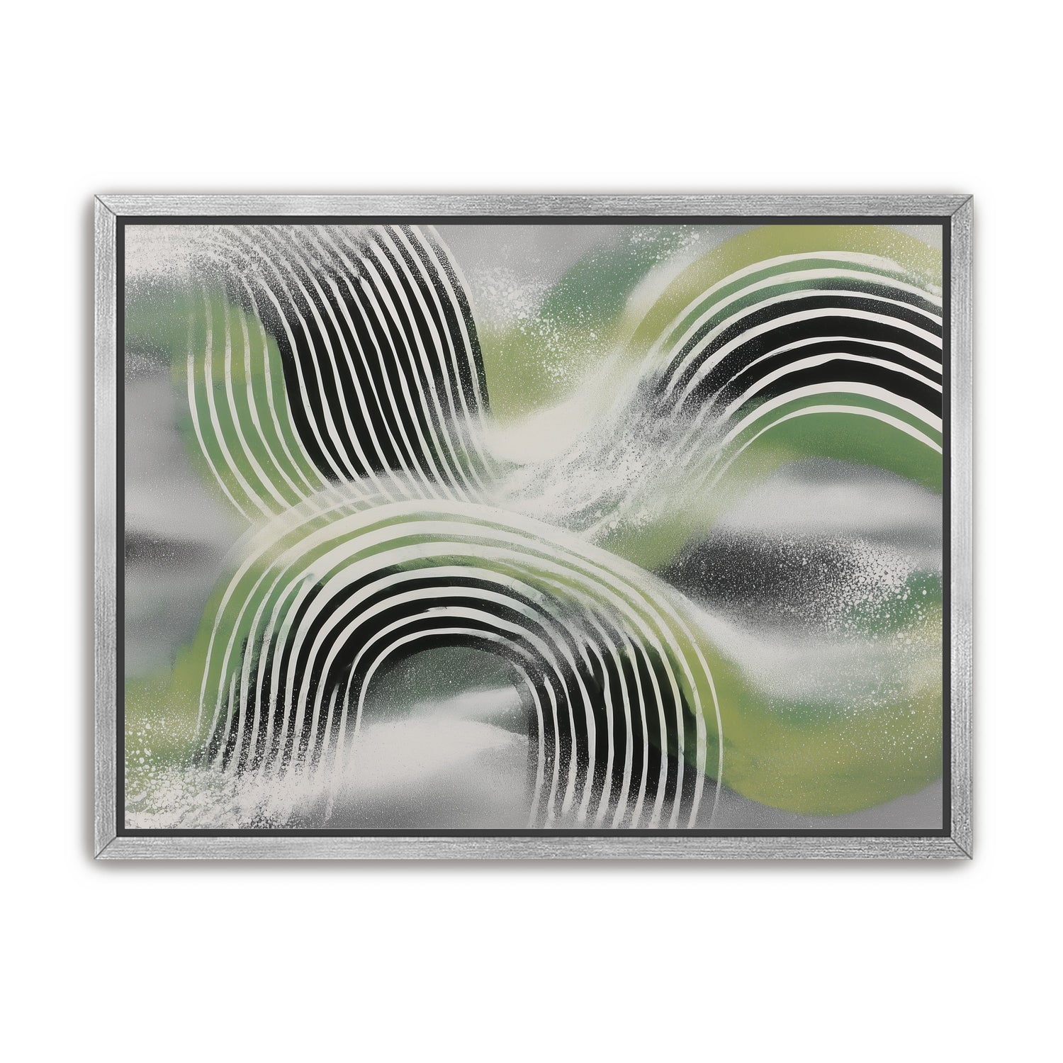 Stripes within the green haze