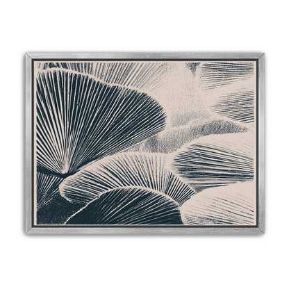 Ink shadows on palm fronds