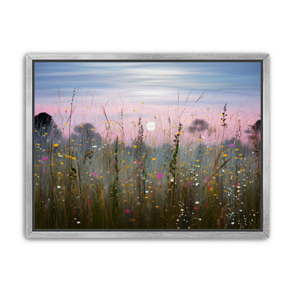 Wildflower Meadow at Moonrise