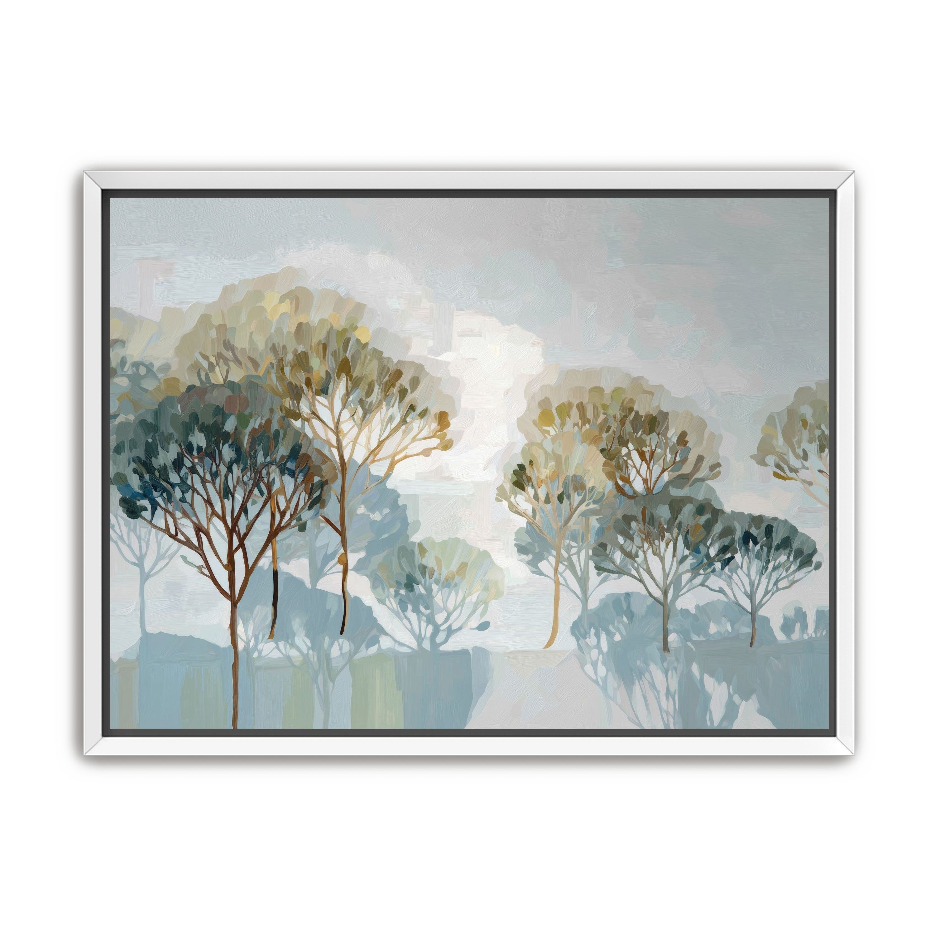 Tree Canopies in Soft Rows