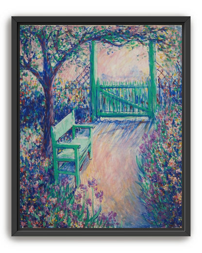 Green chair within the porch