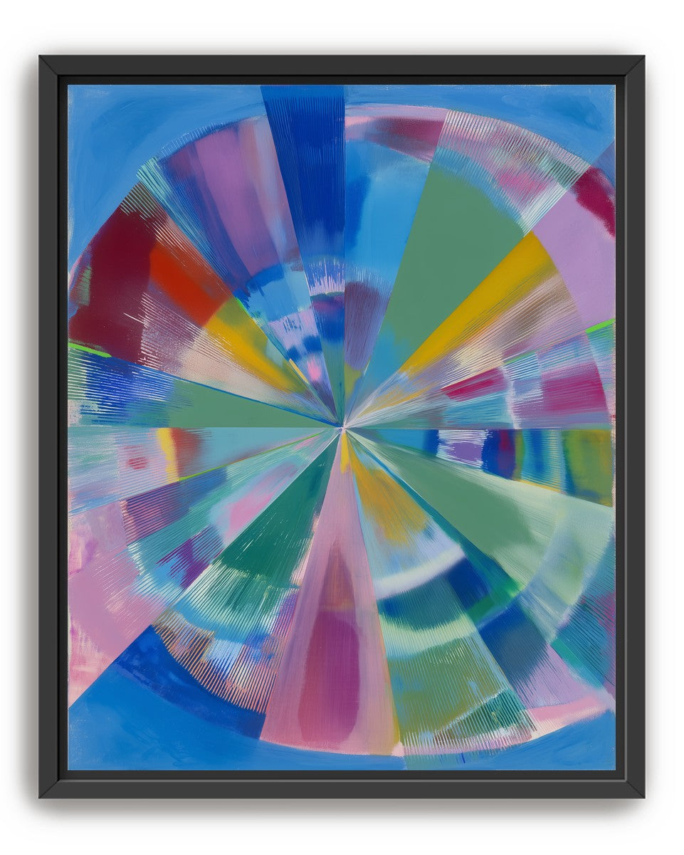 Scraped color at the center