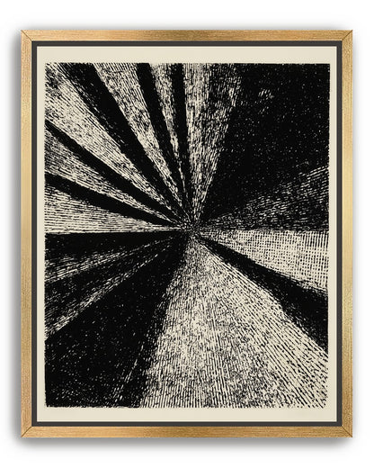 Black rays into grain