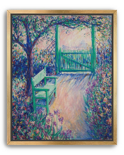Green chair within the porch