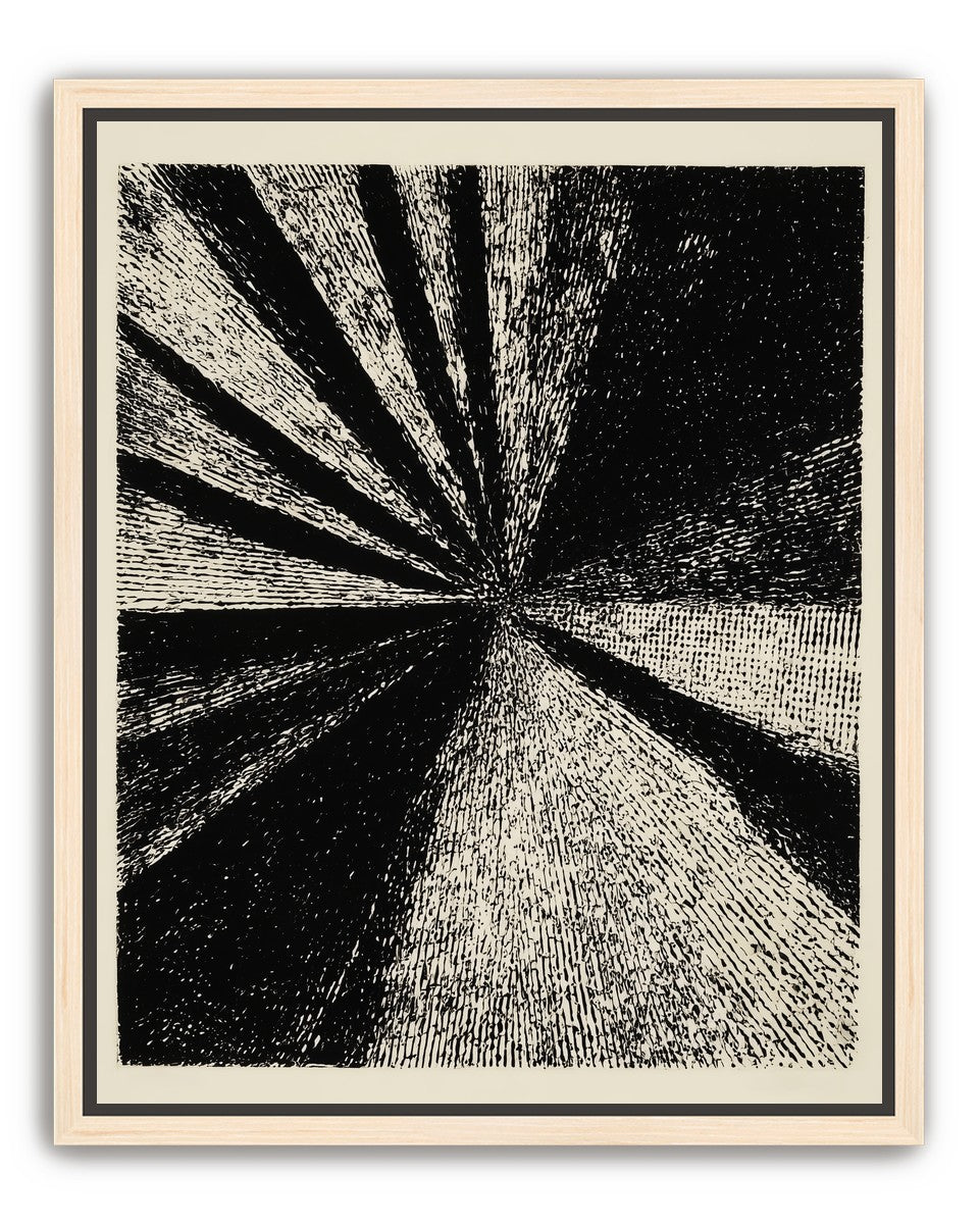 Black rays into grain