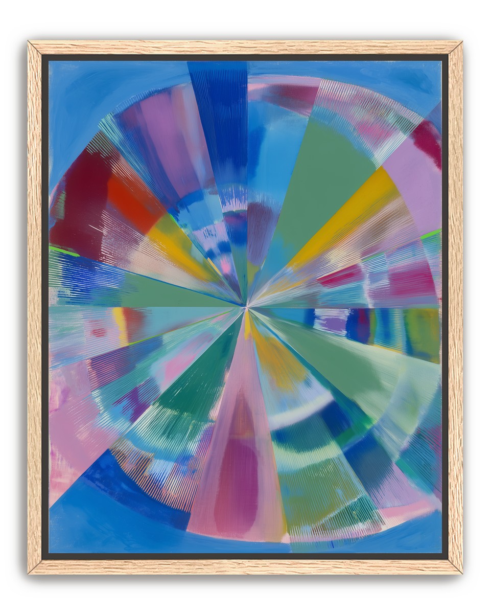 Scraped color at the center