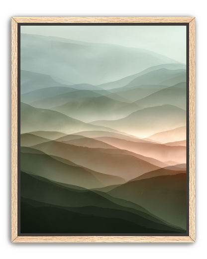 Mountains in Haze