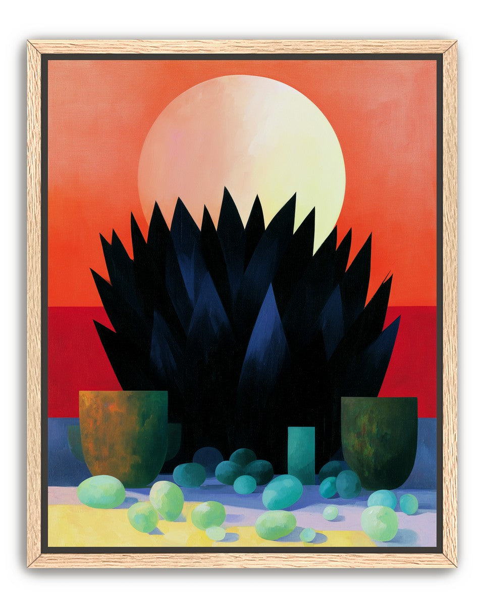 Fruit before the pale sun