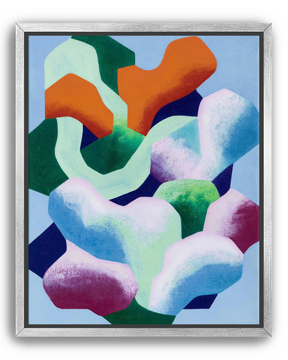 Soft edged color blocks