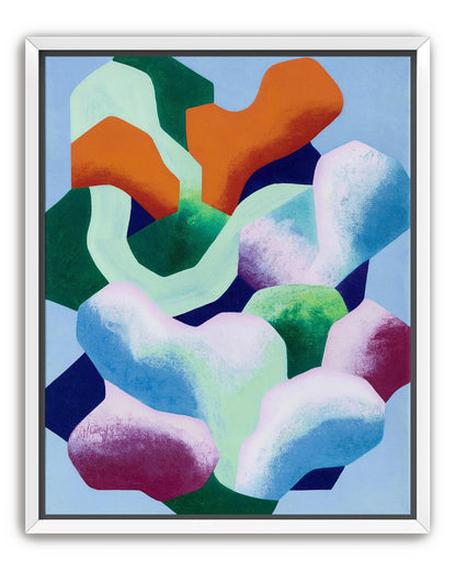 Soft edged color blocks