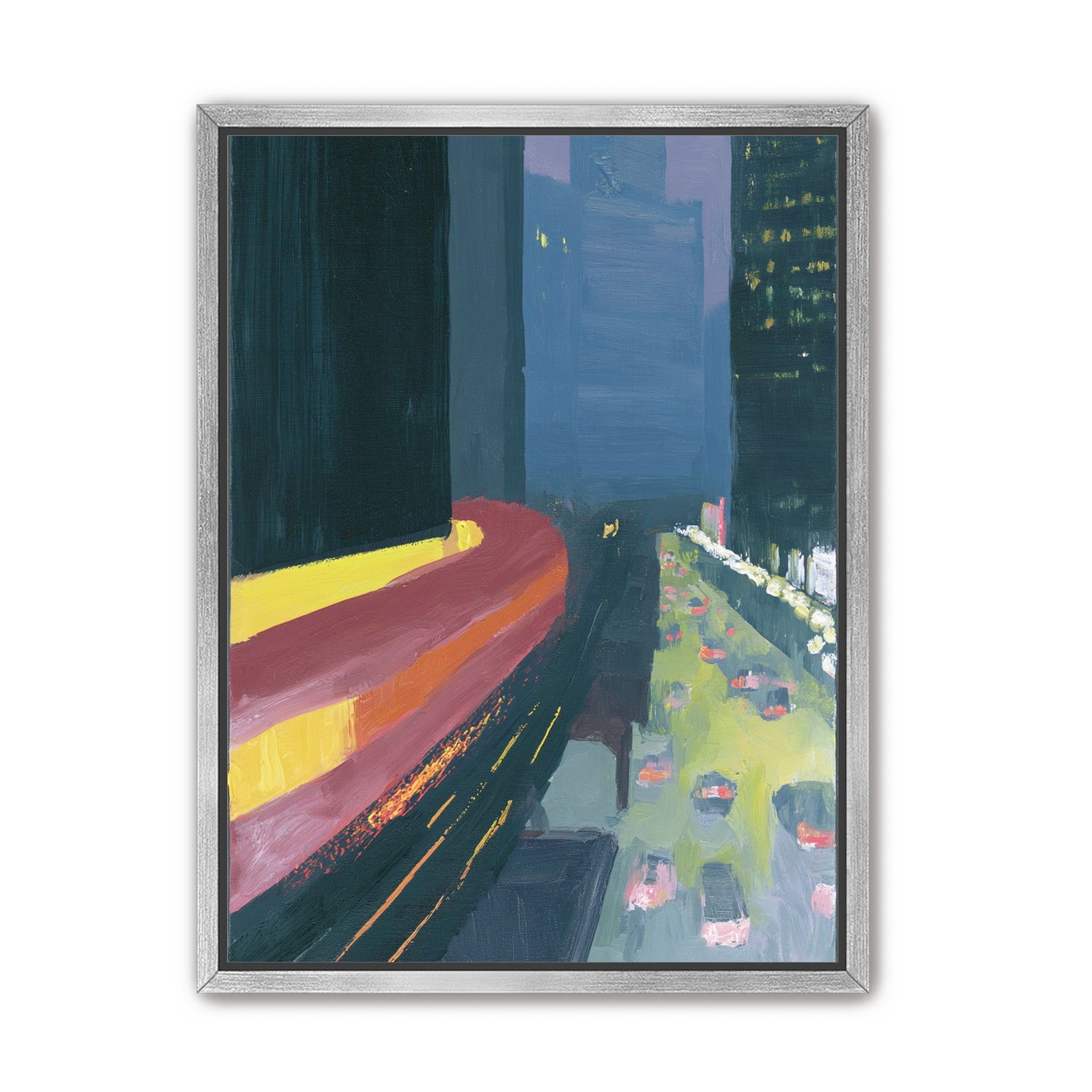 A bright bend downtown