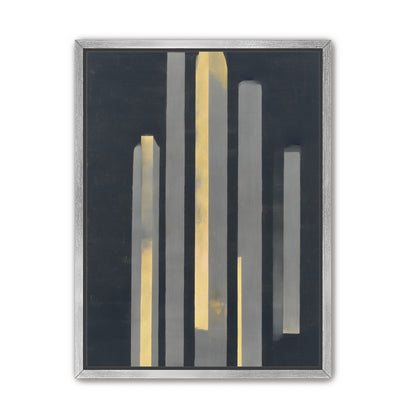 Yellow seeping through gray bars