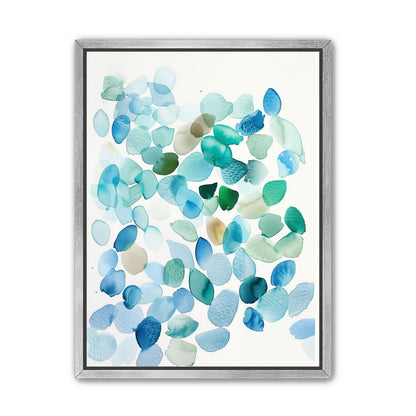 Blue and Green Petal Forms