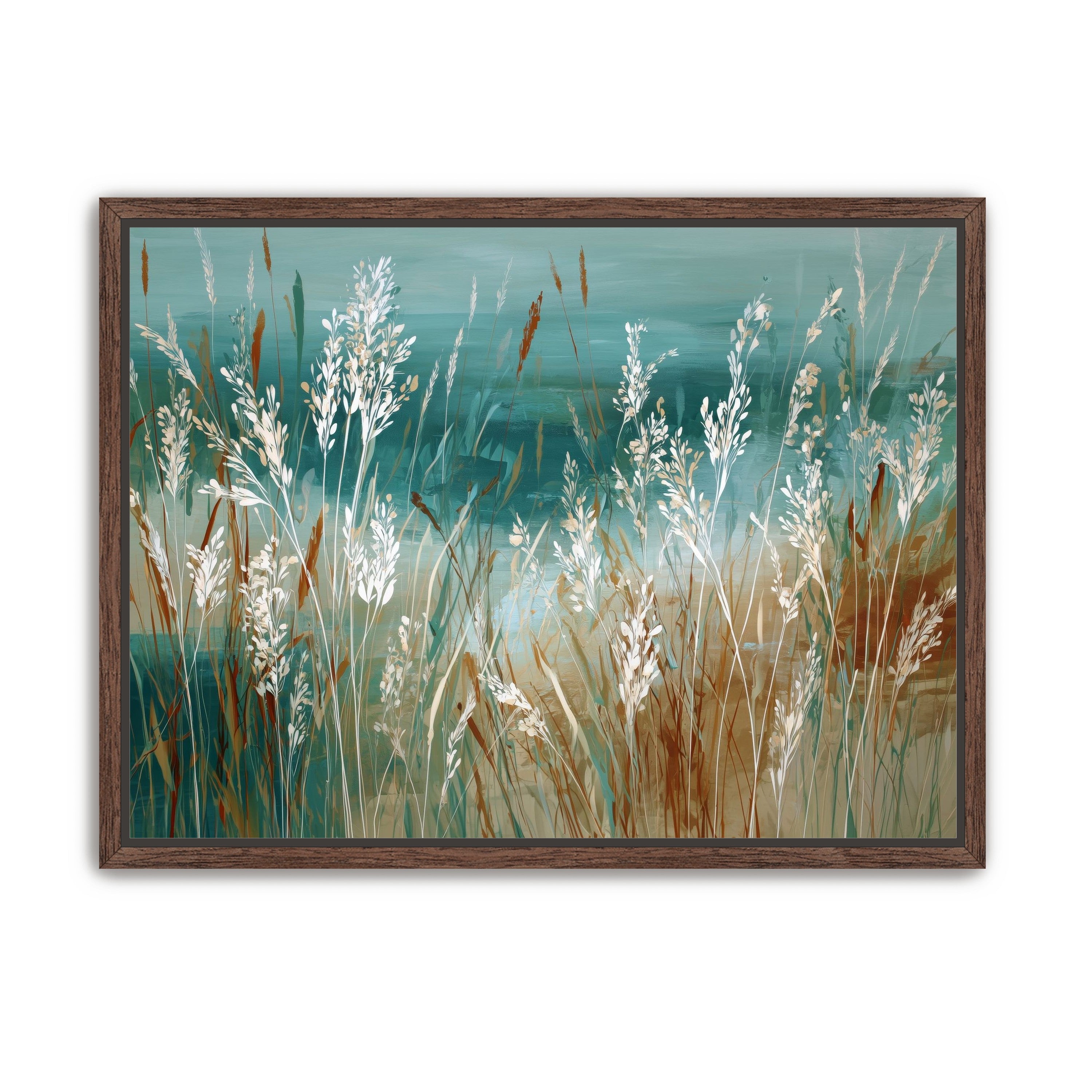 White Meadow Grasses Before Water |