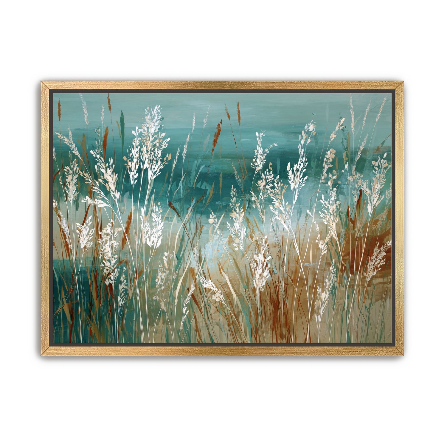 White Meadow Grasses Before Water |