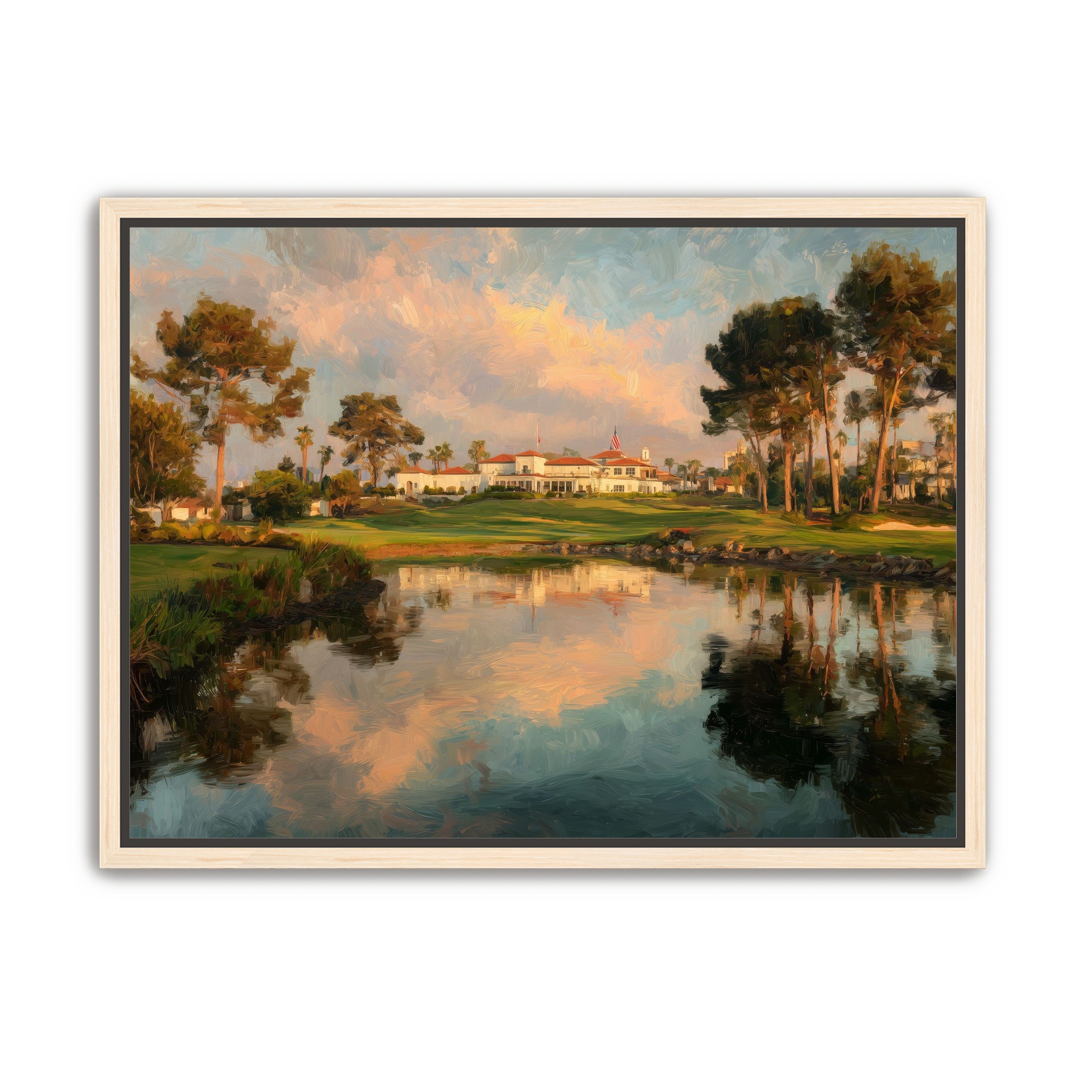 Afternoon Light on the Clubhouse