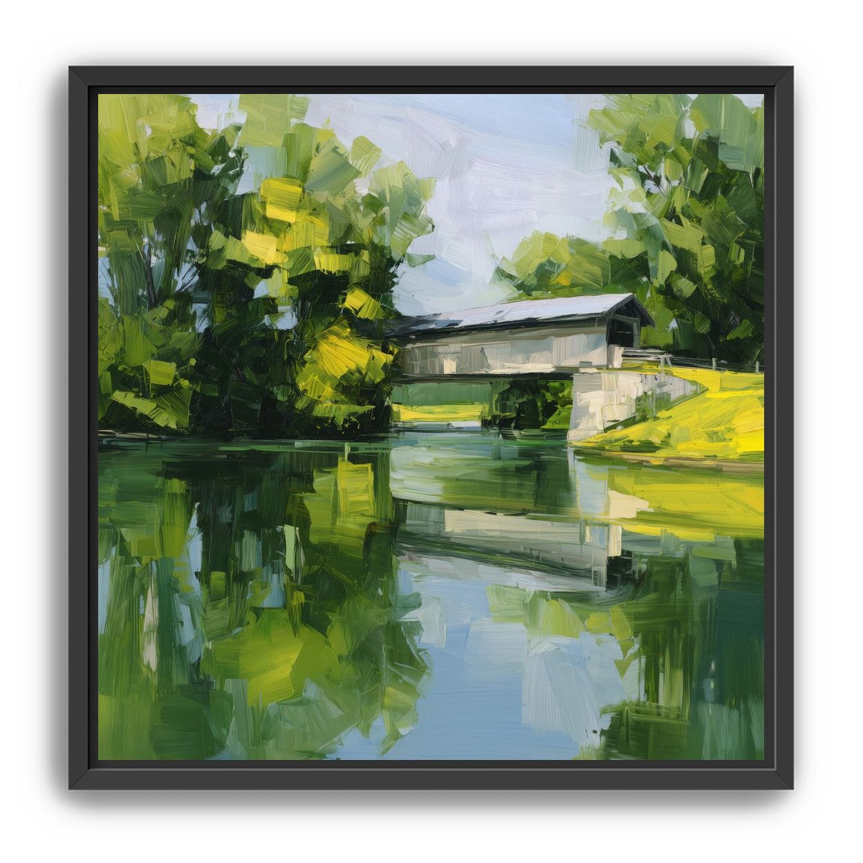 Covered Bridge in Summer