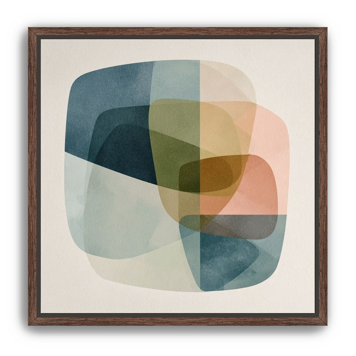 Muted layers within soft corners