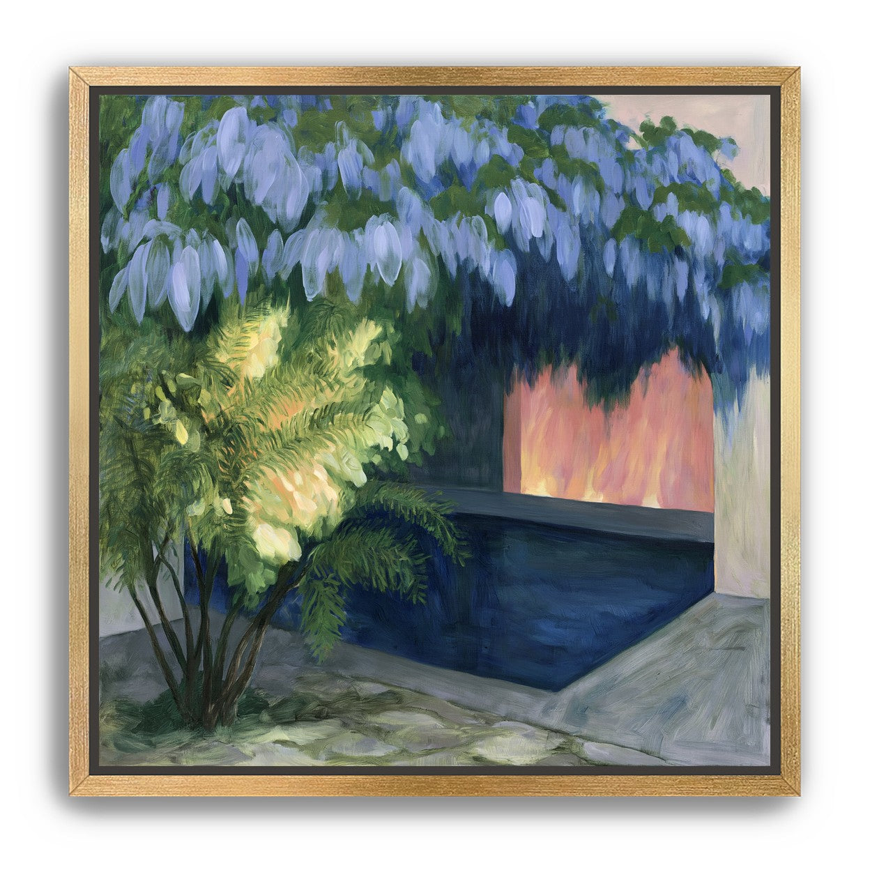 Warm door in the water