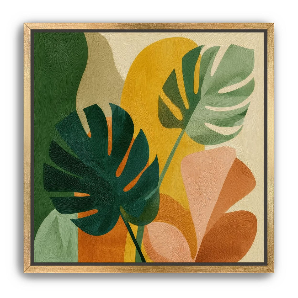 Leaves of Green and Brown