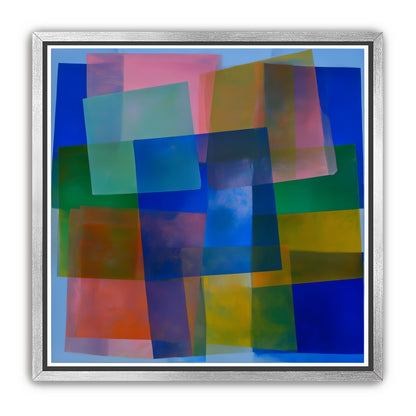 Blue pooling through pink veils