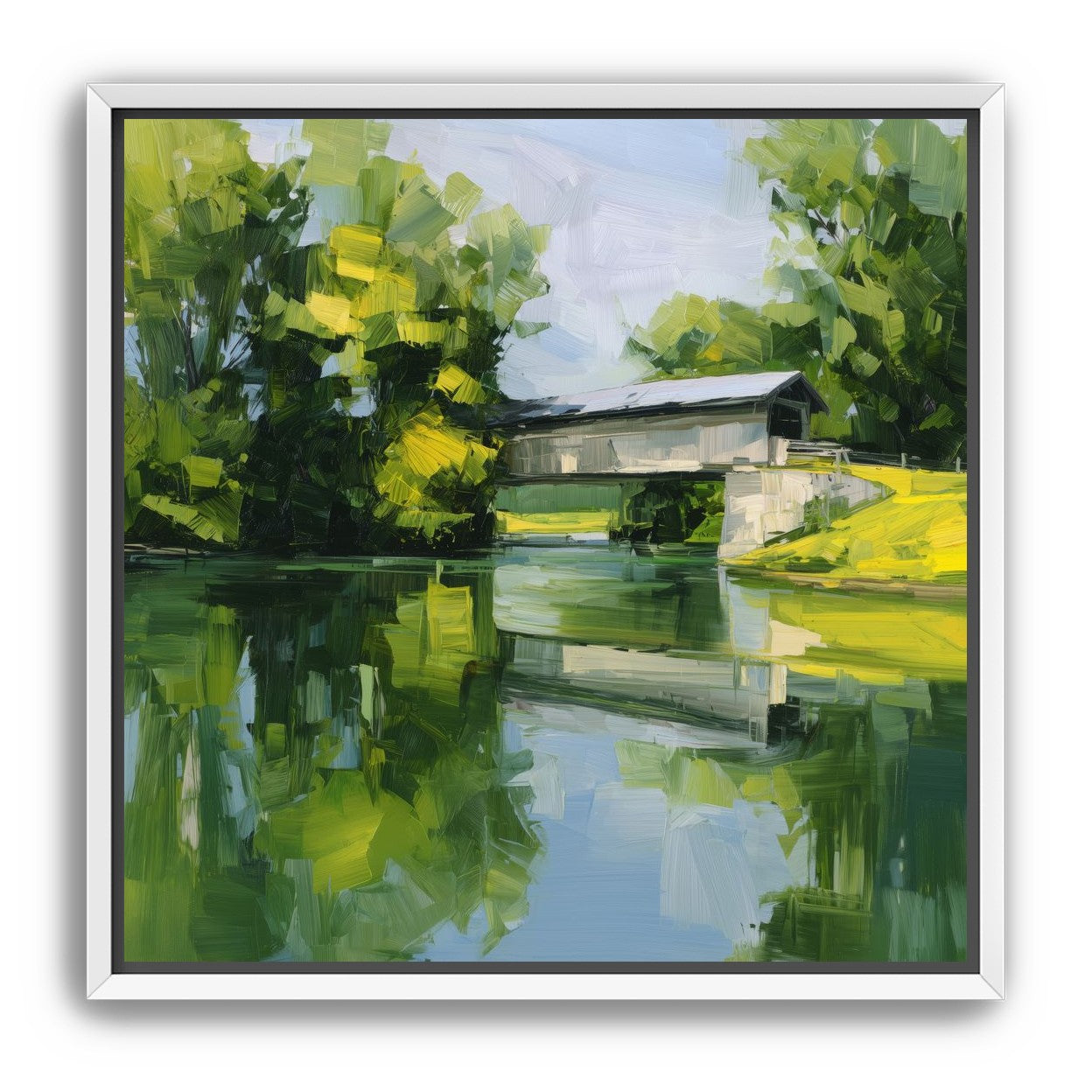 Covered Bridge in Summer