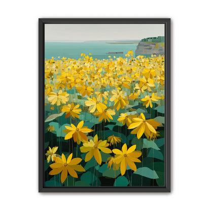 Flowers Along the Water
