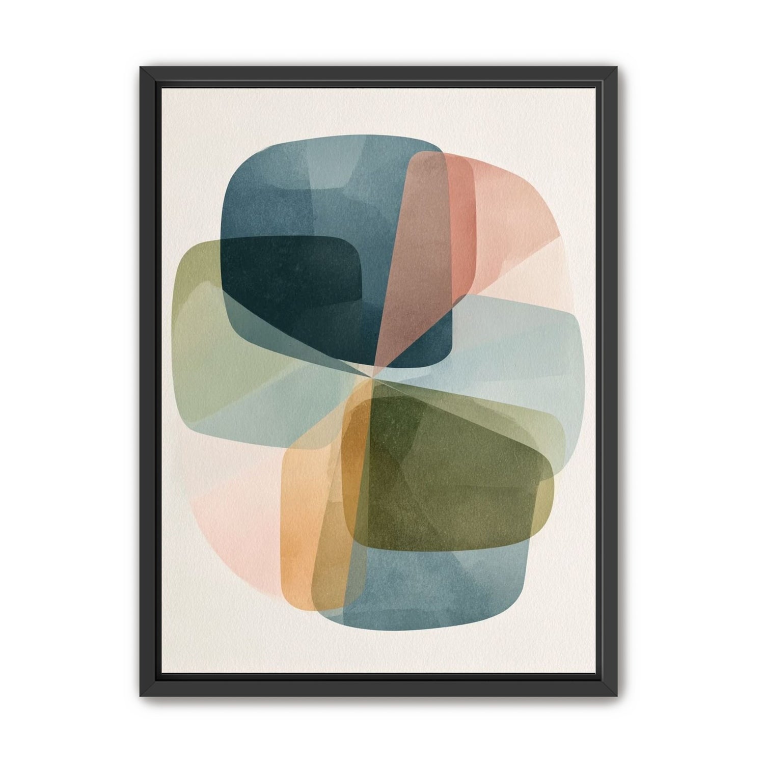 Teal turns through ochre