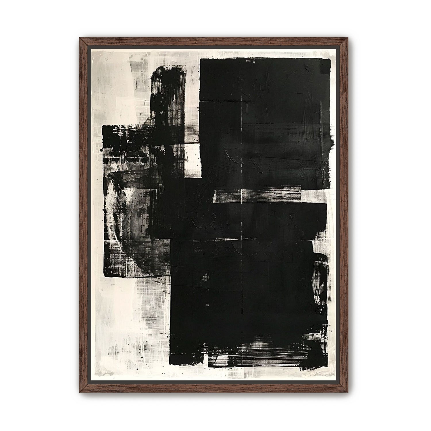 Black weight on pale ground