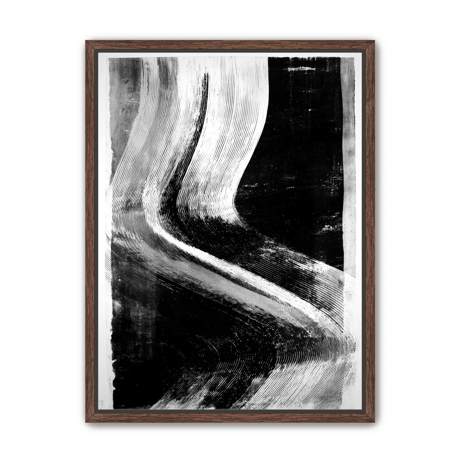 White sweep through black