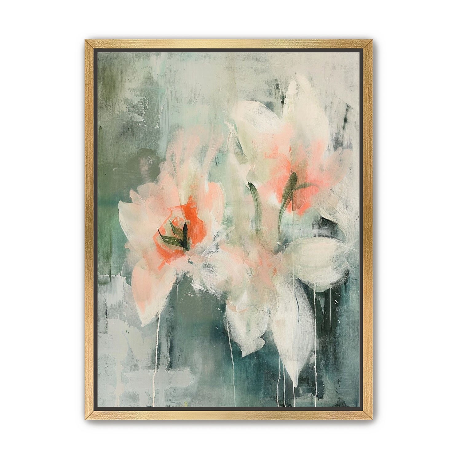 Pale blooms in quiet paint