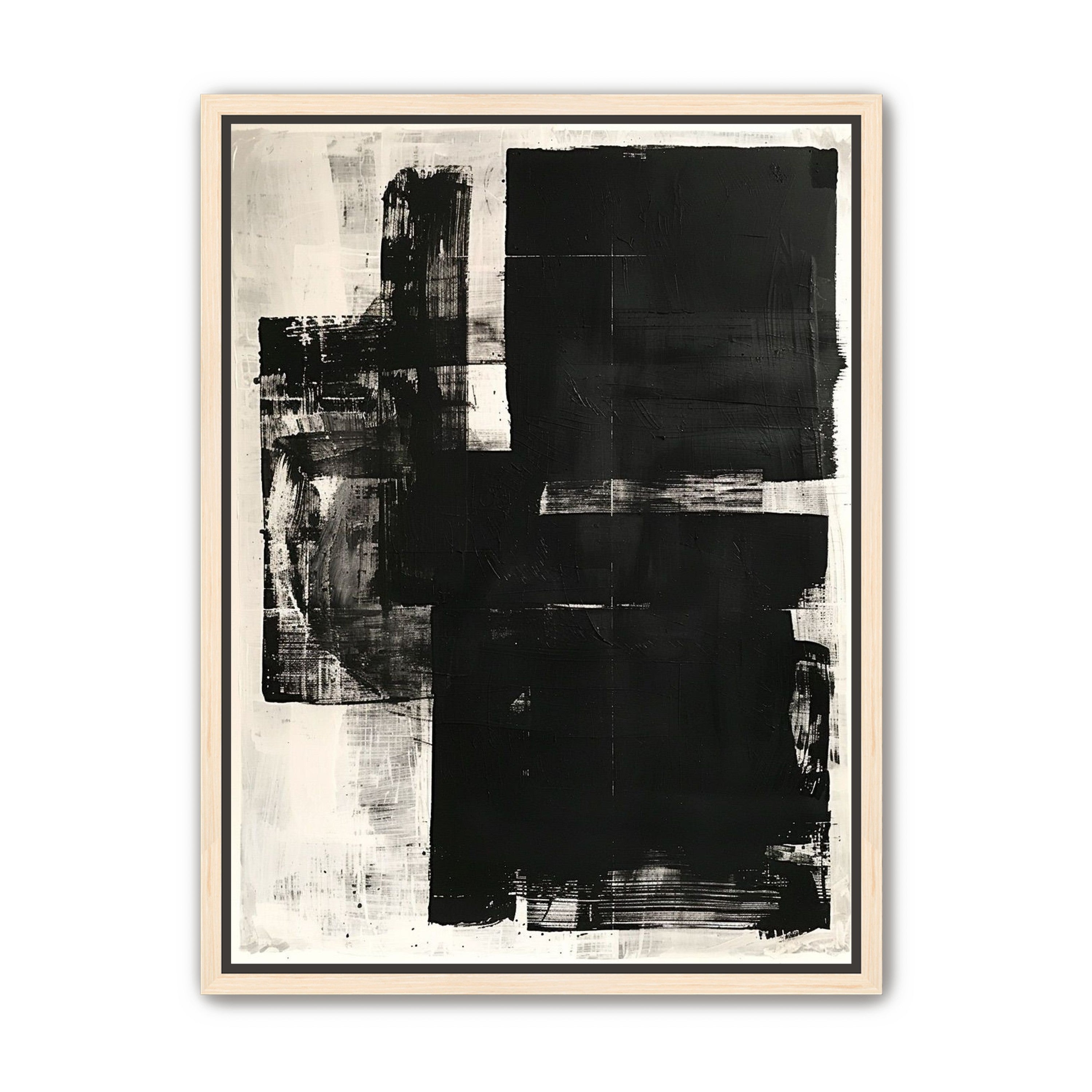 Black weight on pale ground