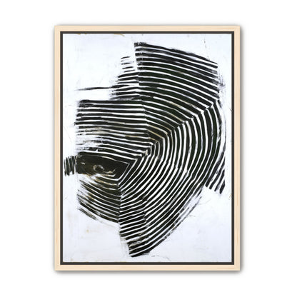Black bands in white scrape
