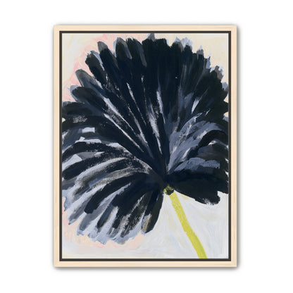 Black petals in pale light