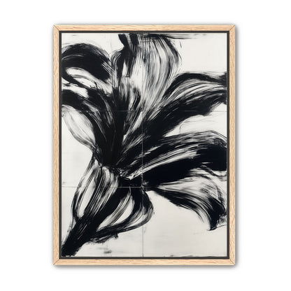 Black surge on white grid