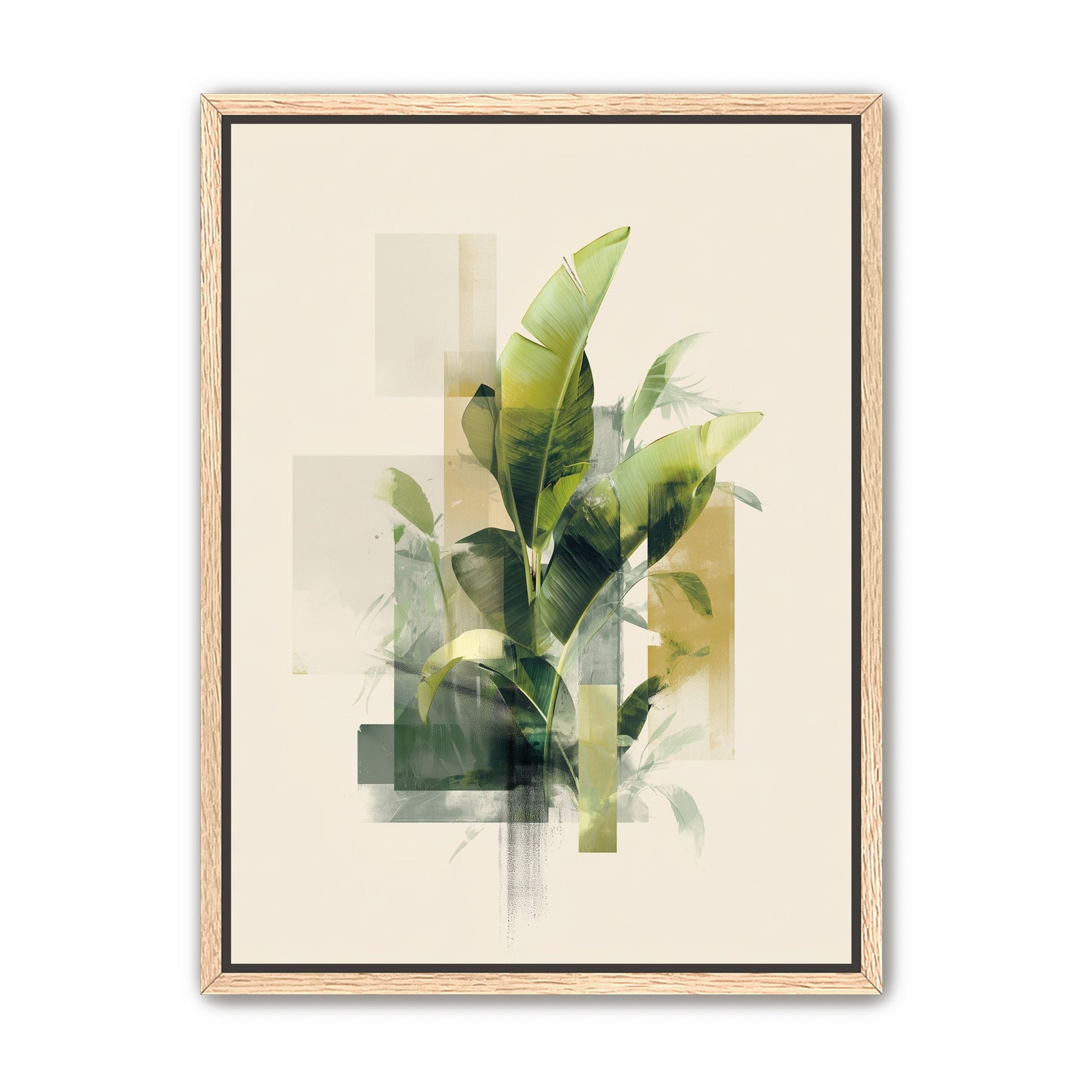 Leaves through quiet panels