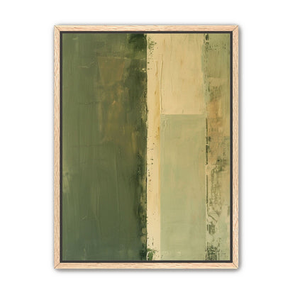 Pale seam in olive field