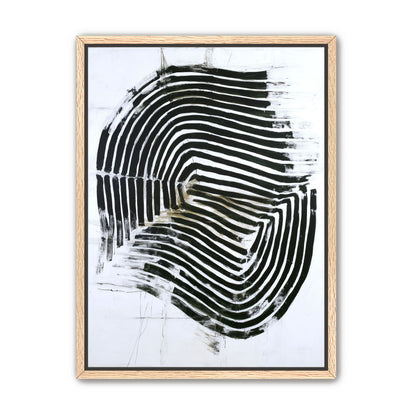 Black bands turning inward