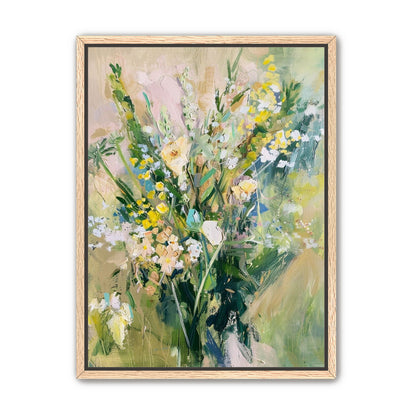 Wildflowers leaning into light