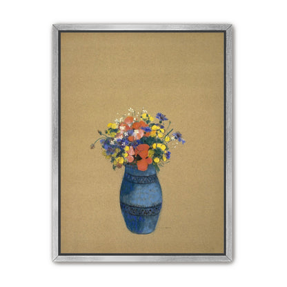 A quiet vase of wildflowers