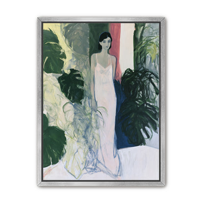 A woman among the leaves