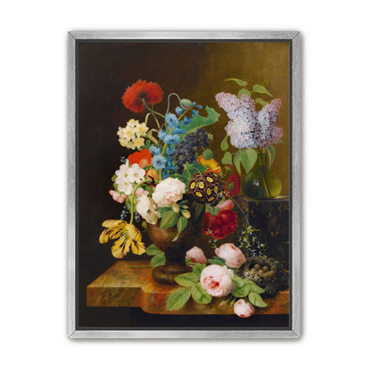 Fallen roses by the nest
