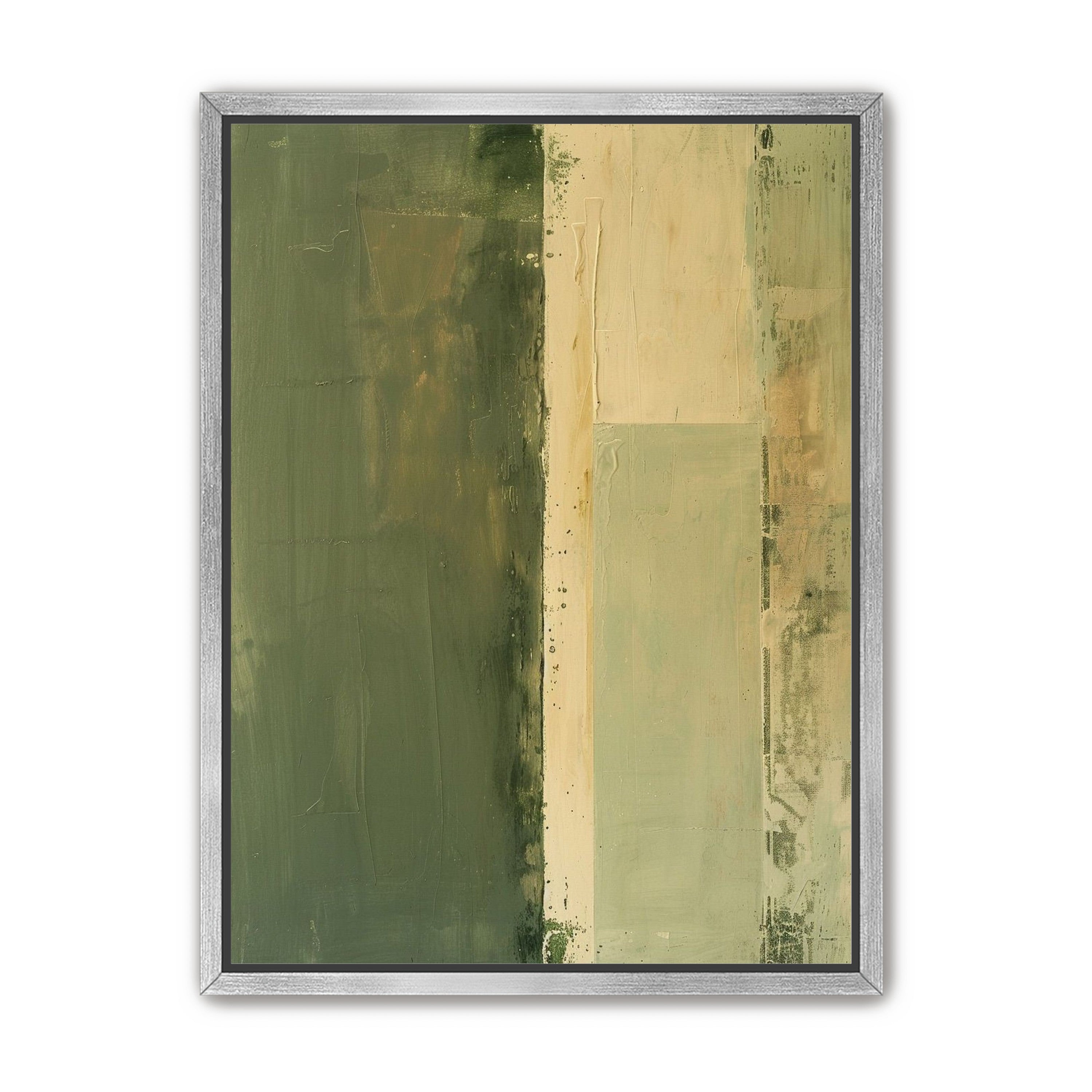 Pale seam in olive field