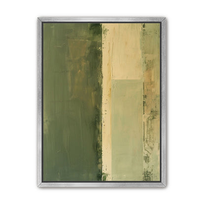 Pale seam in olive field