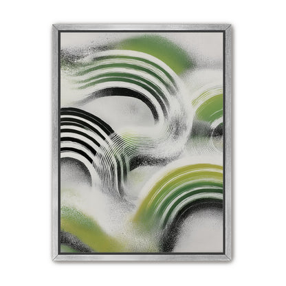 Green arcs across the haze