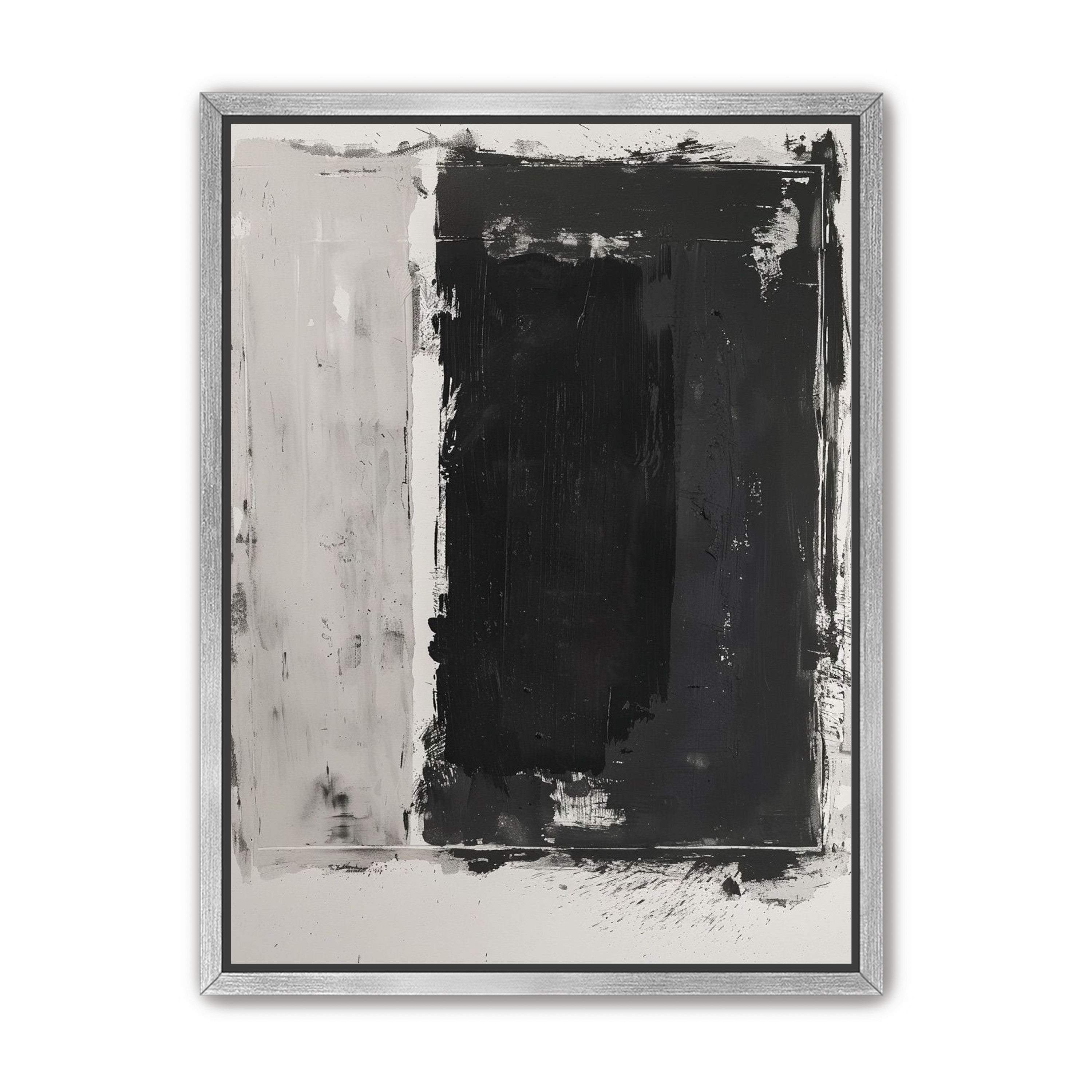 Black weight on gray ground