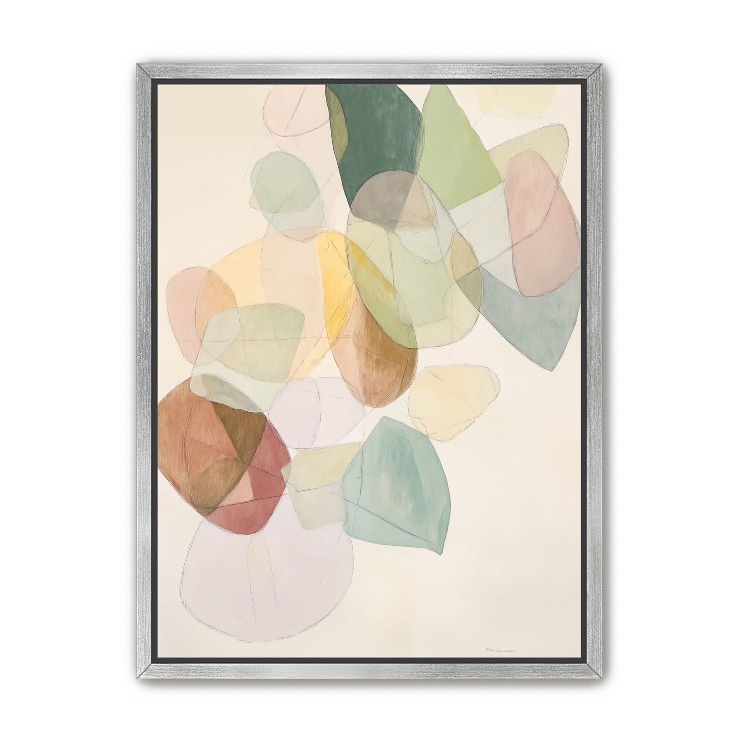 Layered Forms on Paper